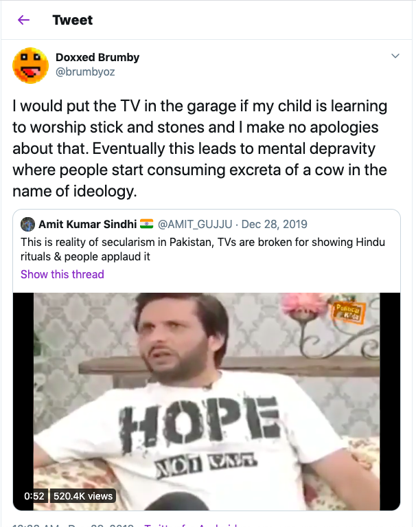 1/4  @sccliving Altaf Shaikh an employee of your organisation, working as Property Development Manager has been posting harmful and hurtful tweets for several years. He is part of an organised hate campaign cabal. Evidence 1: