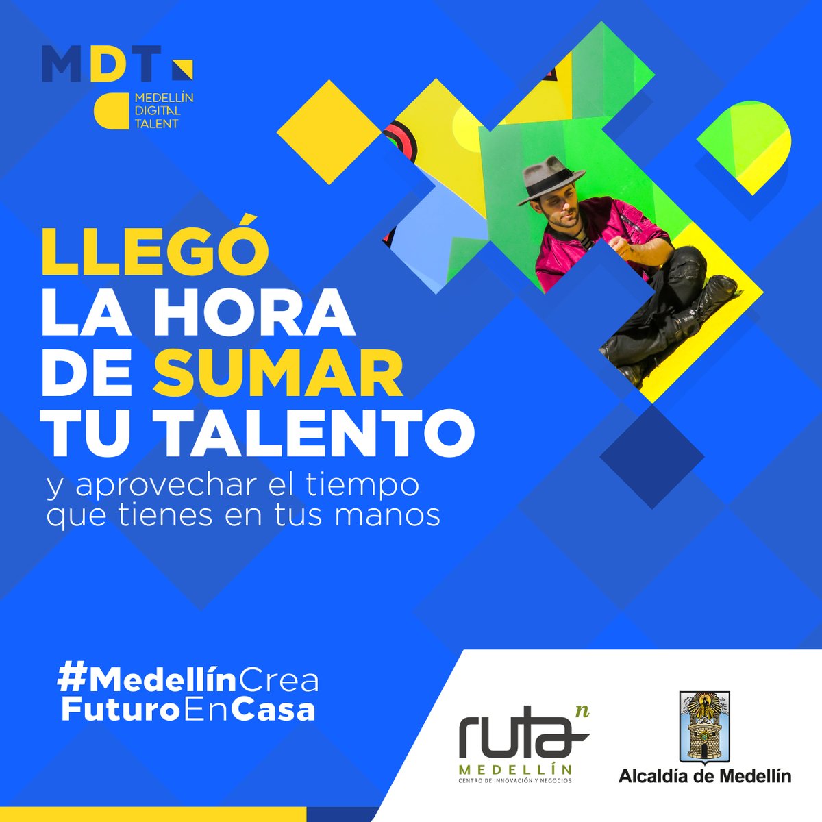 Ruta_N's tweet image. Nuestra ciudad se prepara para convertirse en el #ValleDelSoftware y tú eres el talento que necesitamos para lograrlo. Visita 📲 medellindigitaltalent.com y desarrolla nuevas habilidades 4.0 #MedellínCreaFuturoEnCasa.