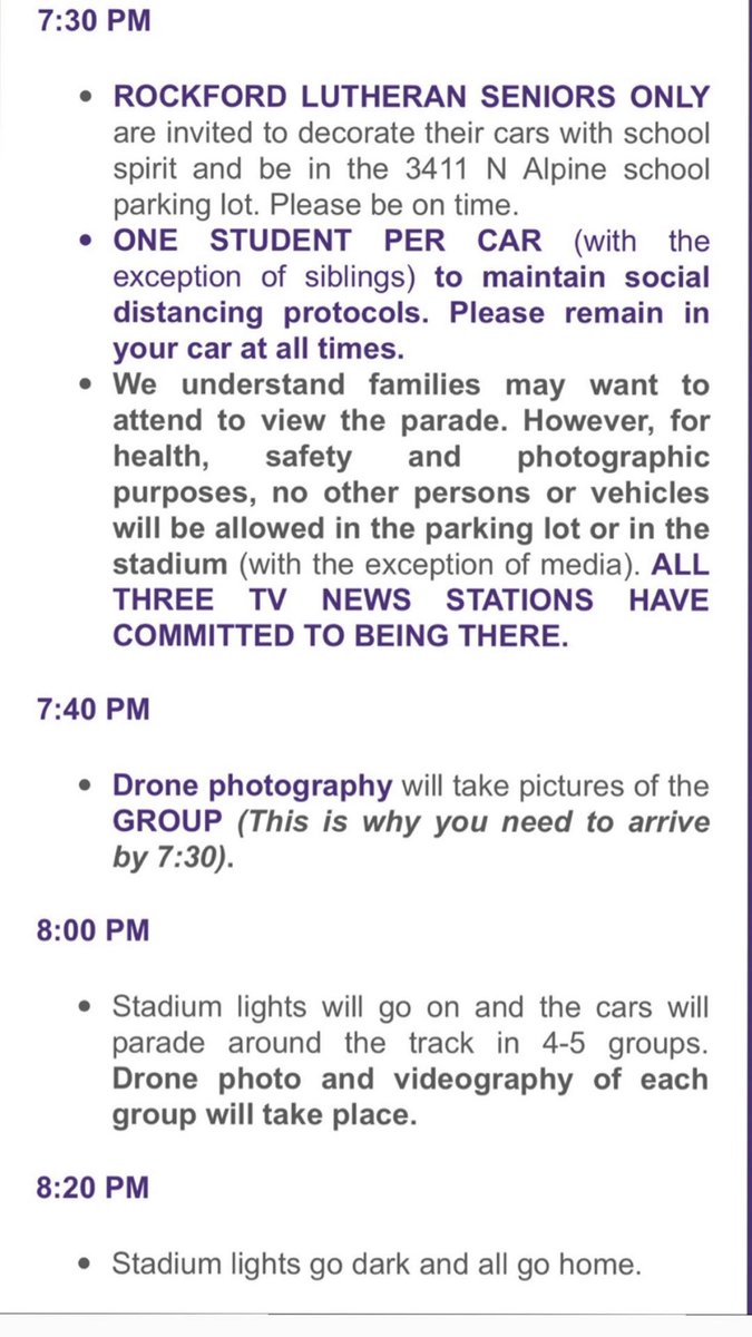 RLHSStudents's tweet photo. PARADE FOR DA SENIORS TOMO!!! https://t.co/EjWEJ2451g