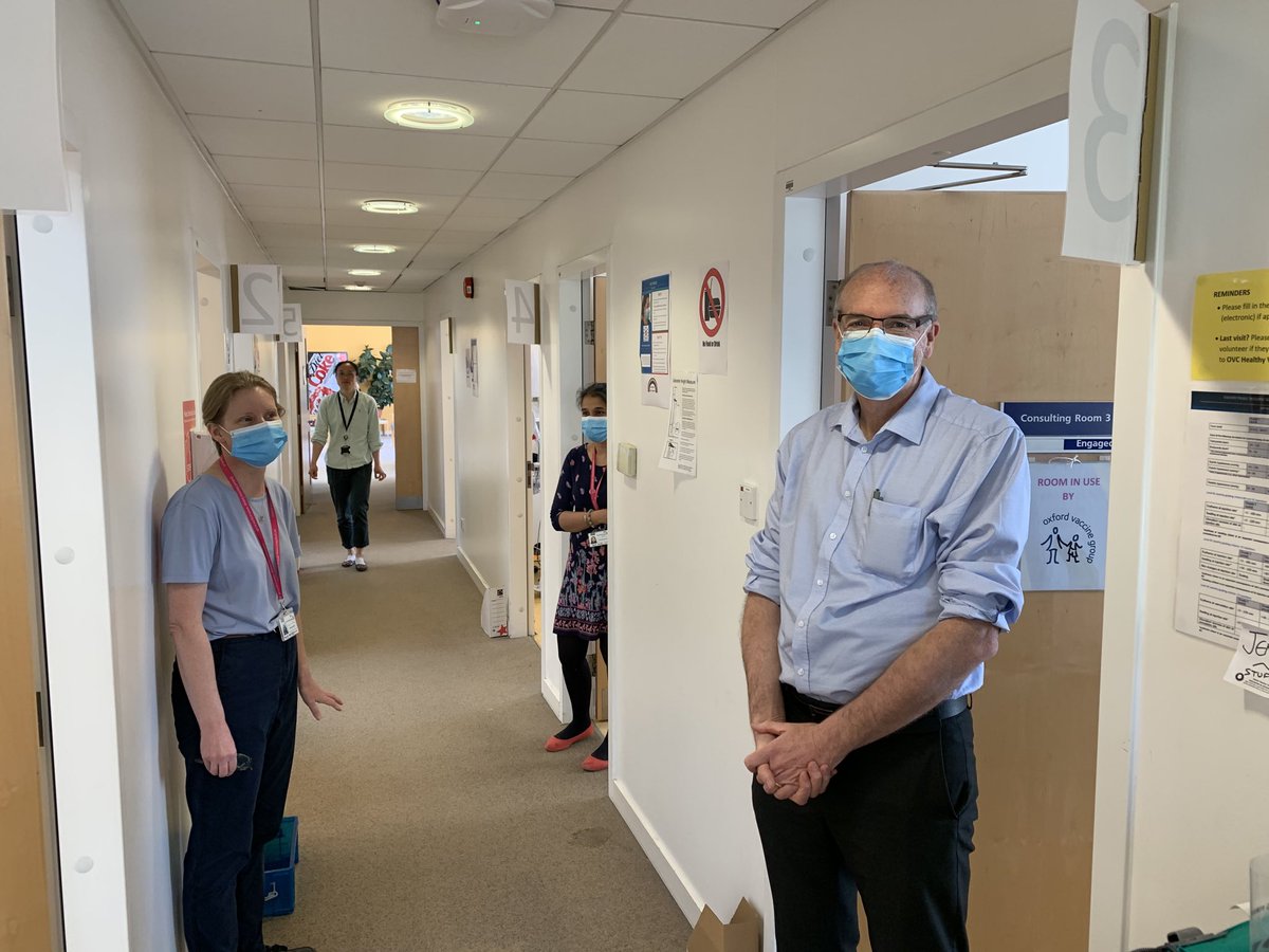 Amazing Oxford vaccine team. If MHRA approval next week, ready to vaccinate 400 volunteers.