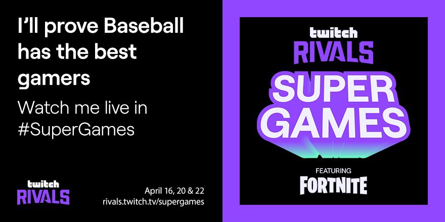 Who’s ready for the semifinals?! 
Catch me on twitch.tv/Bshaw71210 streaming my gameplay of the Twitch Rivals Supergame ft @fortnite! New to the streaming world so come one come all!