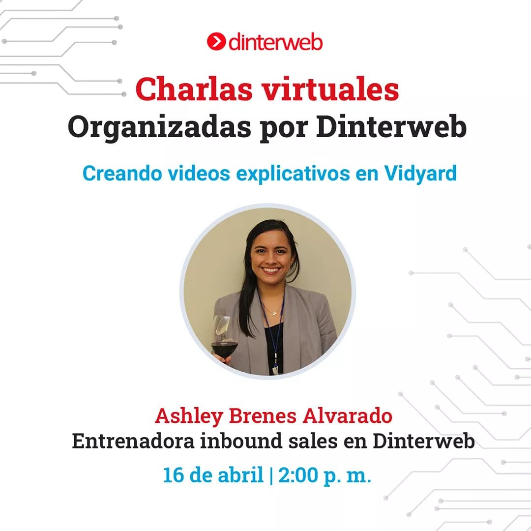 dinterweb's tweet image. Vamos a iniciar con el webinar, Creando videos explicativos con Vidyard, en este link se pueden unir: zoom.us/j/96790649876