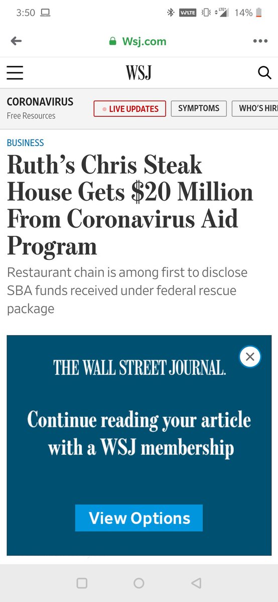 jmjasani's tweet photo. @marcorubio So much for small businesses getting aid. We are still waiting to restart. 15 employees out of work. I call that small business. https://t.co/K0lo4bWUcv