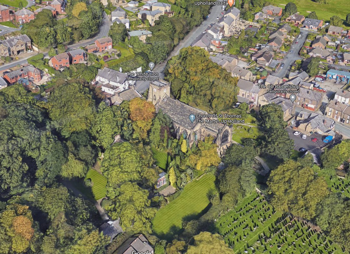 Upholland is special for being the LAST BENEDICTINE MONASTERY FOUNDED IN MEDIEVAL ENGLAND! (1319) A college f.1307 probably taking an extreme measure for discipline. Only the E end was ever built (chancel 19thc). Although there's bits of the cloisters left. Never been excavated.