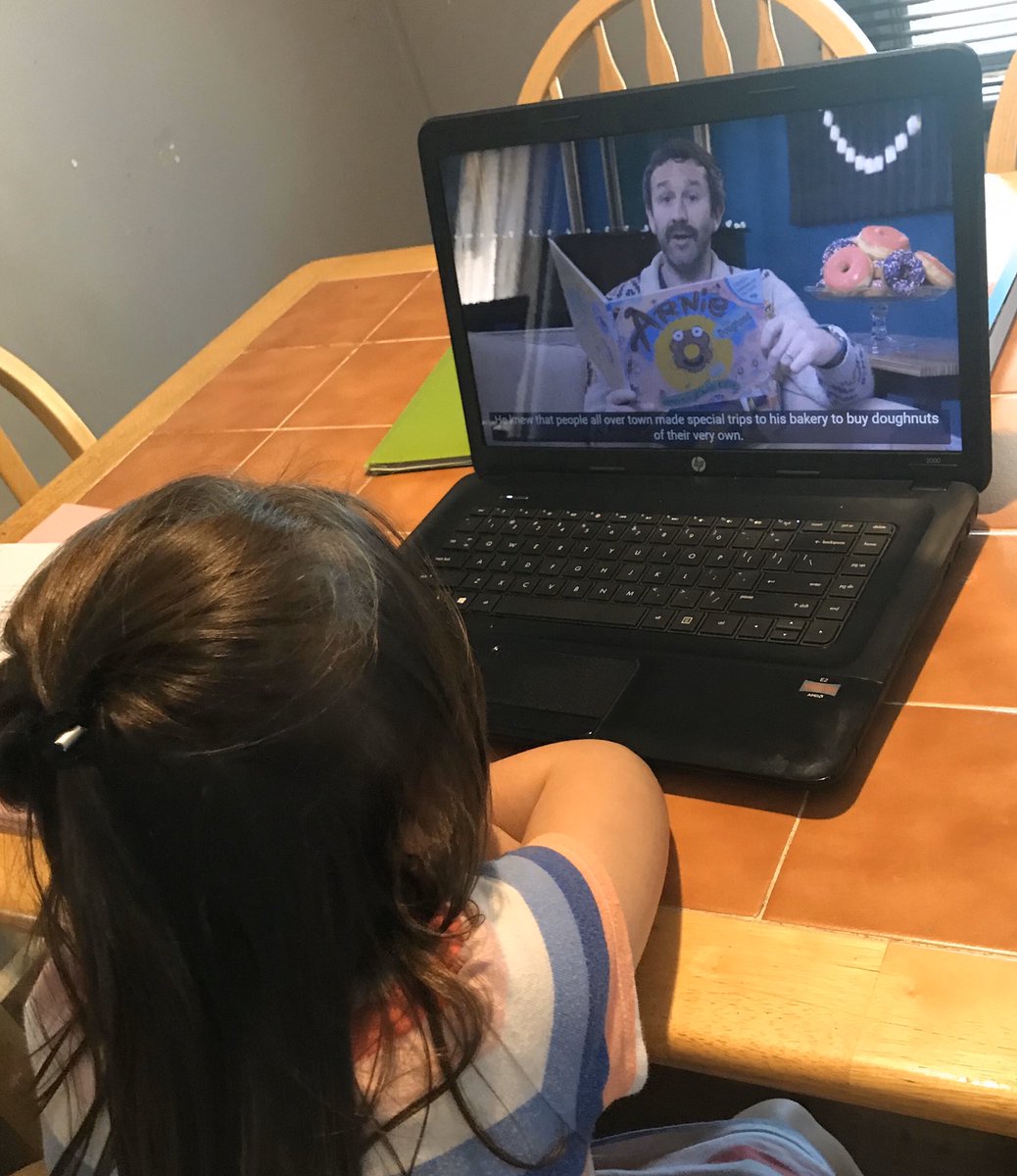 hannahmfischer's tweet photo. Weekly Zooms/picture sharing are SO fun! Students are going on scavenger hunts for shapes/rhyming words/words that begin with the same sound! They’re engaging in online story time! And some even have FUN pets at home now!🐣I love seeing their continued learning at home 🥰 #PreK https://t.co/vQ0wEO8UwZ