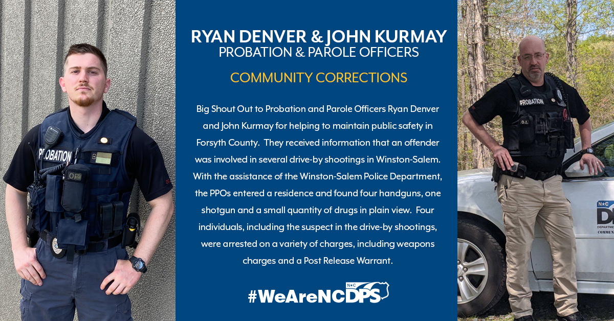 NC Public Safety on Twitter "Shout out to Probation and Parole