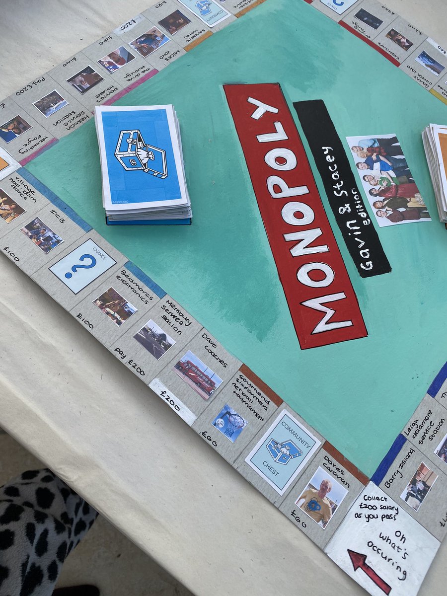 saskiadaveyy's tweet photo. Soooo I’ve made my own Gavin and Stacey monopoly can we get loads of people to notice this aha @mfhorne @RobBrydon @JKCorden @jopage_ @larrylamb47 @4AlisonSteadman @robertwilfort https://t.co/FQn0DwosAt