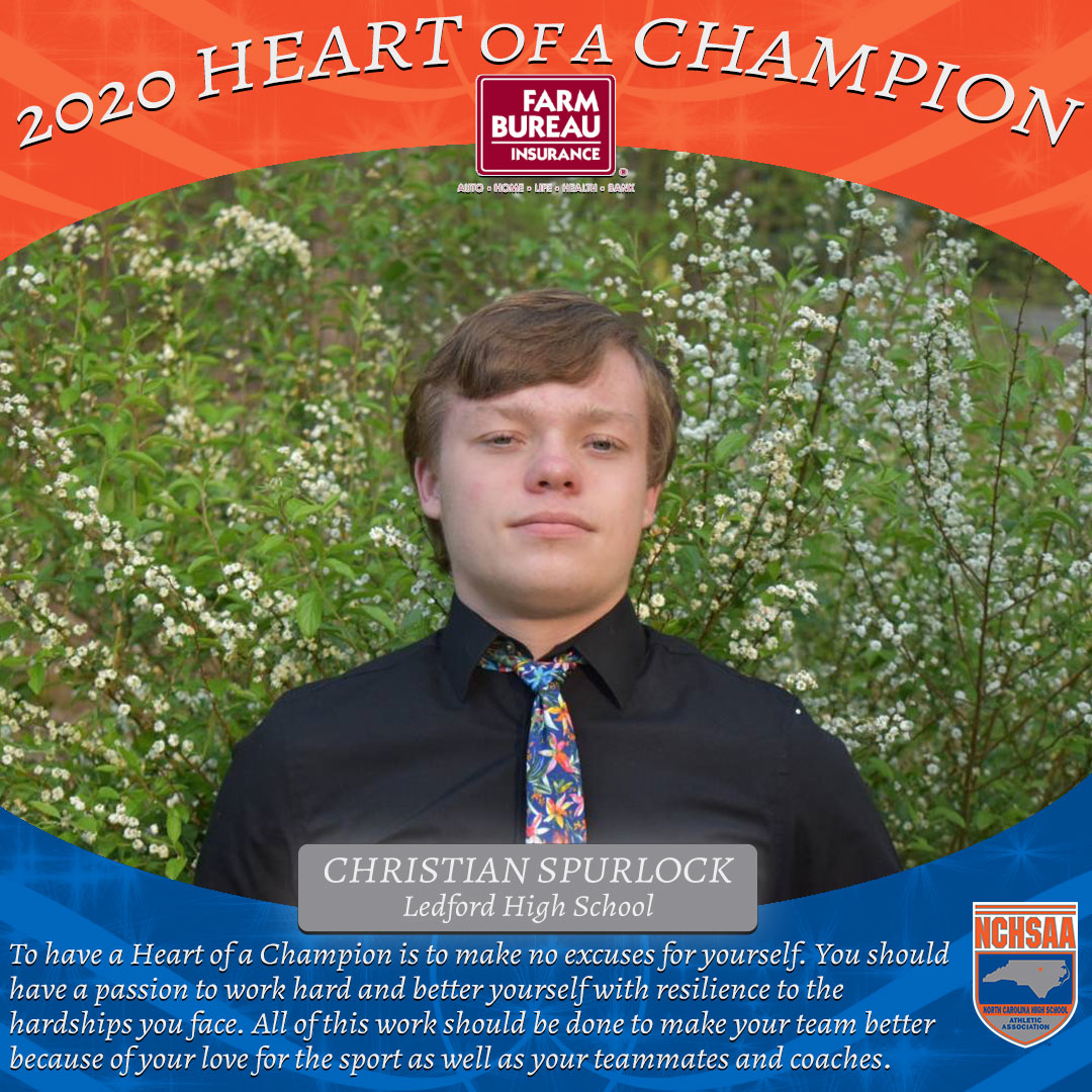 NCHSAA's tweet photo. Congratulations to these @NCFarmBureau Heart of a Champion Award Winners!🏆

♥️ @ensley_lilly - @PisgahHigh 
♥️Joshua Smith - Bartlett Yancey
♥️ @Christi52288279 - @LPAA_Pride 
♥️ @Alexc_double07 - @PersonRockets 

📰: https://t.co/BSQhI4QEev

#NCHSAAHoC https://t.co/TDIkpvtatU