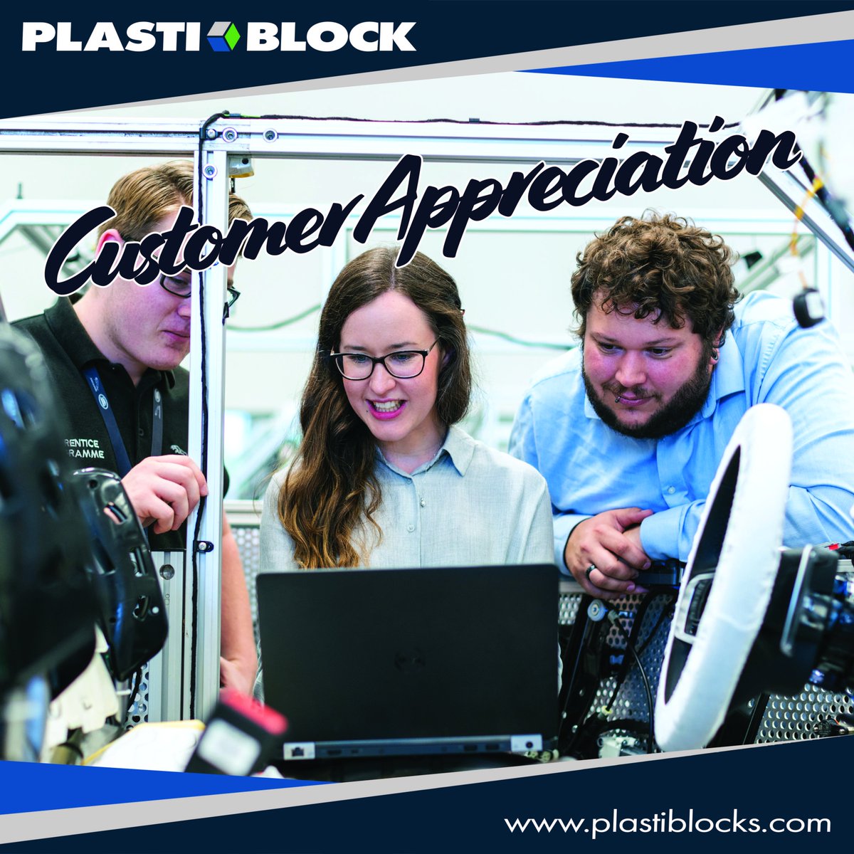 PlastiBlock's tweet photo. Its #GetToKnowYourCustomers Day! Let us know what you're using our plastic for! 

#PlasticManufacturing #PlasticMachining #ABS #HDPE #CNC #Machining #SmallBusiness #Engineering https://t.co/hUK0nwYCYL