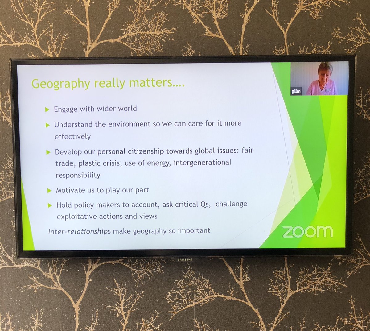 FarryGhasemi's tweet photo. Great keynote speakers at Geographical Association e-Conference 2020 
Love this quote, “We will never protect what we don’t love, and we won’t love what we don’t know.” #GeographyReallyMatters @VicAcademies #FIDES https://t.co/P0lbheX9h3