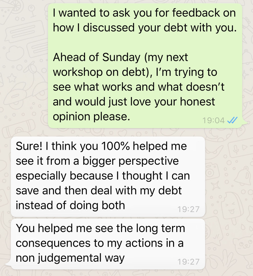 Bola_Sol's tweet image. Only a few spaces left for my debt workshop this Sunday bit.ly/drivingdowndebt