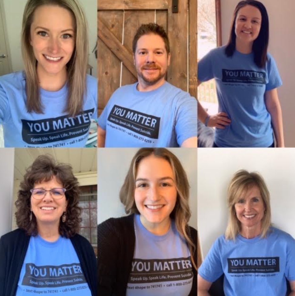 Guess what?!?! #YOUMATTER! Your high school counseling/psychologist team is here for you everyday! All of them also have office hours on Tuesdays and Thursdays from 10 am to 12 and are checking emails daily! #ReachOut #VirtualSMFSpiritWeek #YouMatterDay #VirtualKindnessWeek