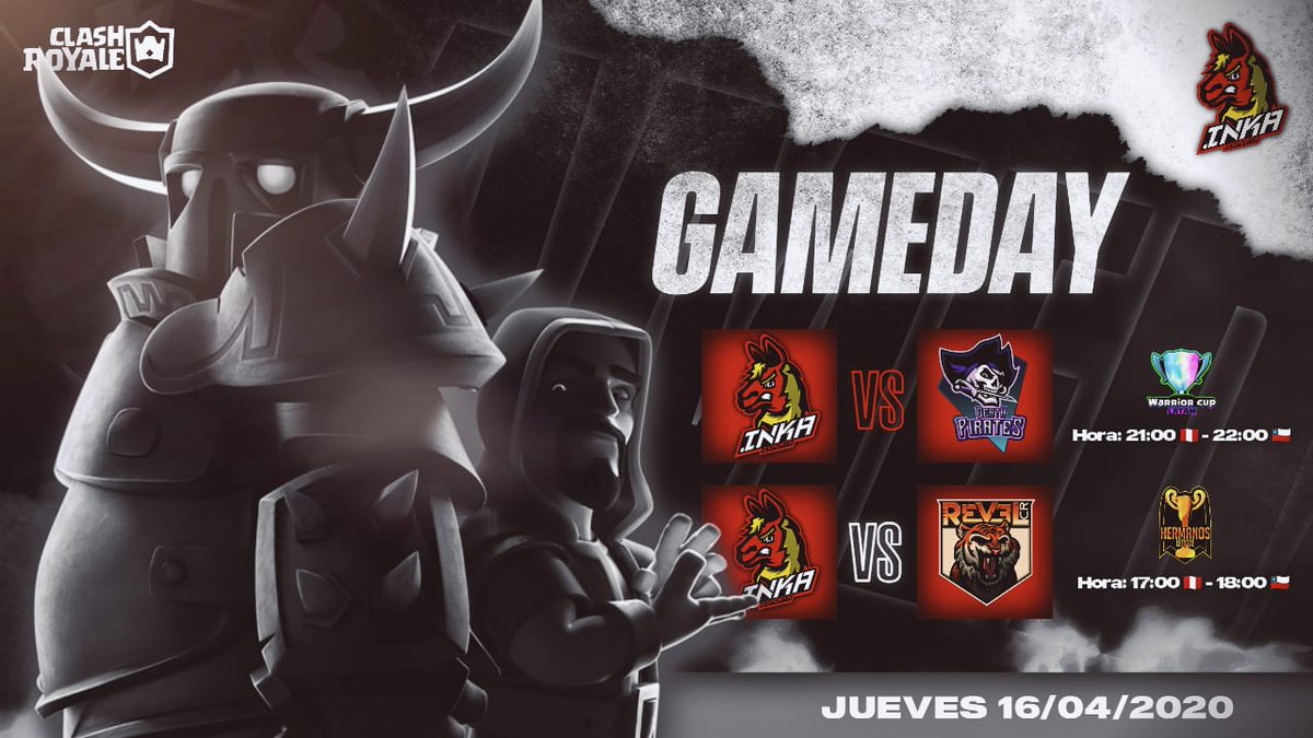 InkaEsports's tweet photo. #GameDay ๐ #CR
Hoy tambiรฉn tenemos buenos partidos que seguir disputando para seguir sumando puntos y asรญ poder avanzar mรกs en las tablas.
๐ @liga_hermanos
๐ #RevelEsports
๐ @Warriorcup1
๐ @Death_PiratesGG
#GoInkas ๐ช๐ฝ https://t.co/7L4SYLpppp