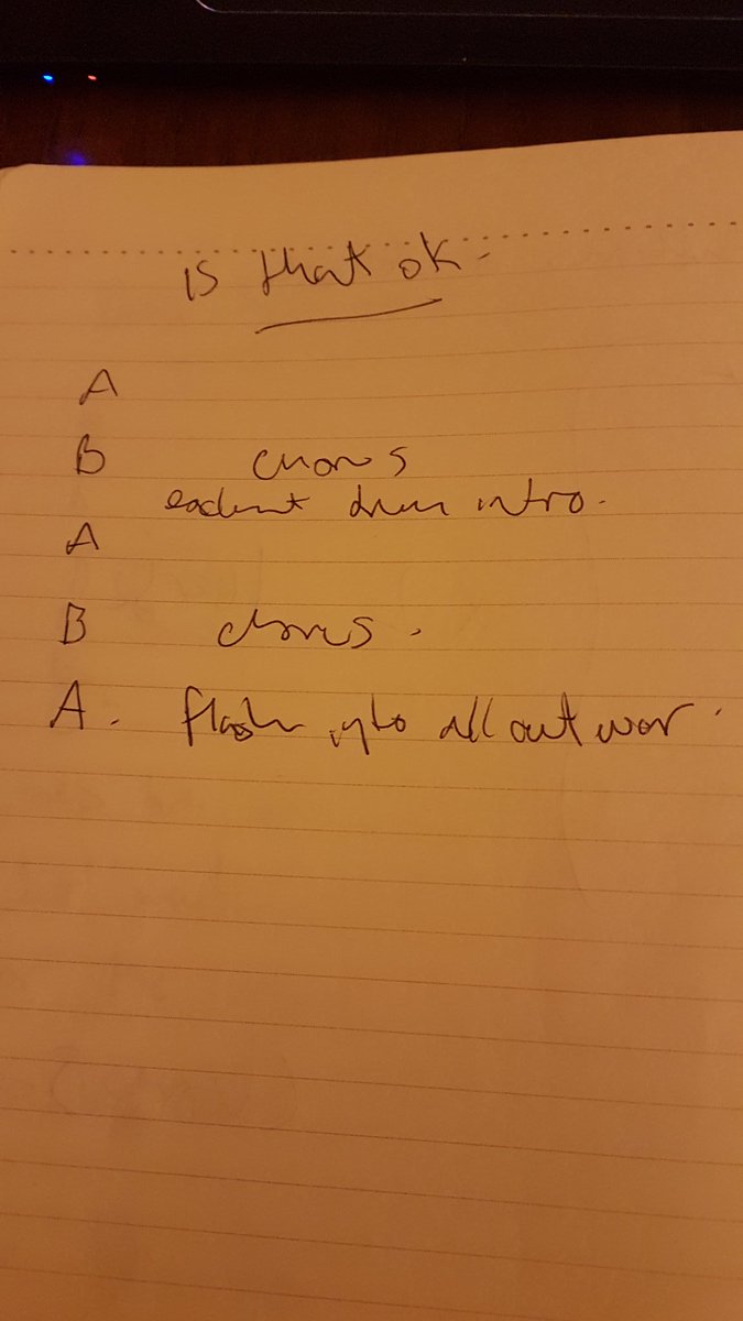 Is that ok? 
Extensive notes
#bonerlisteningparty