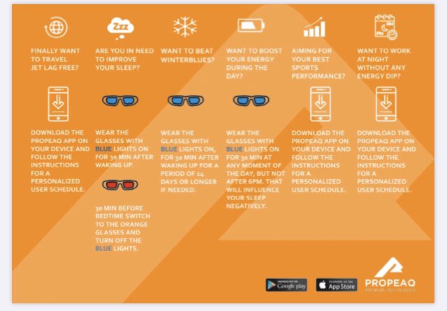 toineschoutens's tweet photo. Using the @Propeaq lightglasses is easy with the new instructions card https://t.co/8FypxHpPqF  #sport #sports #shiftwork #nightshift #lichttherapie #lighttherapy #lysterapi #ljusterapi #luminotherapie #winterblues #jetlag #cycling #aviation #sleep #happy #melatonin #cortisol https://t.co/kL2f1w3MYx