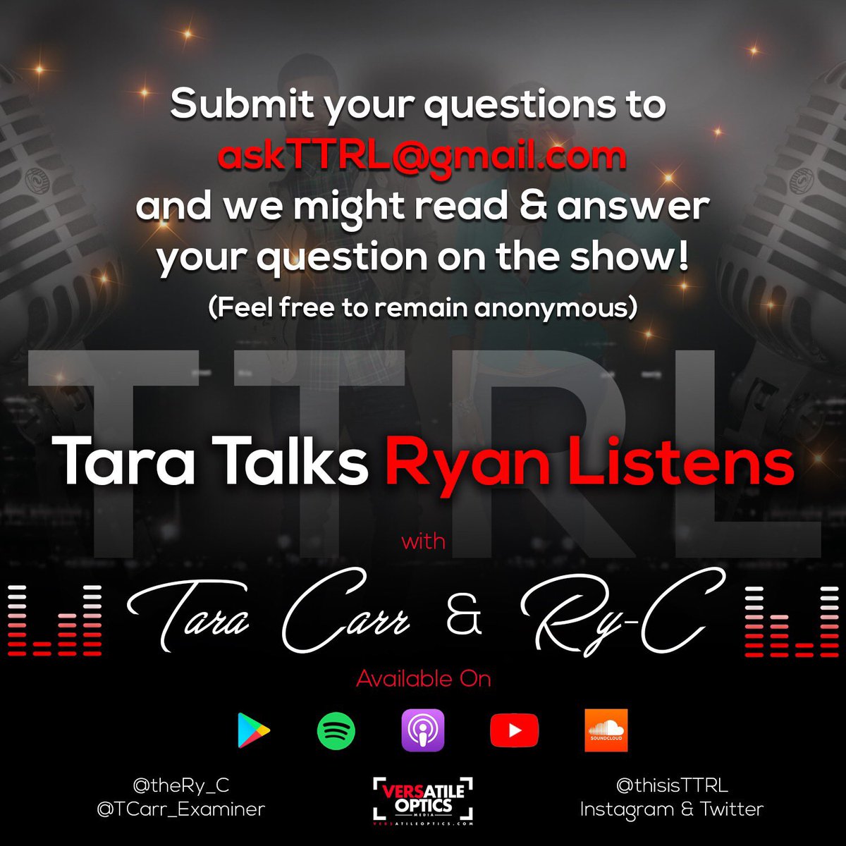 thisisTTRL's tweet photo. Send us your questions! We want to hear from you! They can be about #coronavirus, #SocialDistanacing, what to do with your #Stimuluscheck, how to handle all these #Zoom meetings, or whatever’s on your mind! #qtna https://t.co/5tAOAL0C62