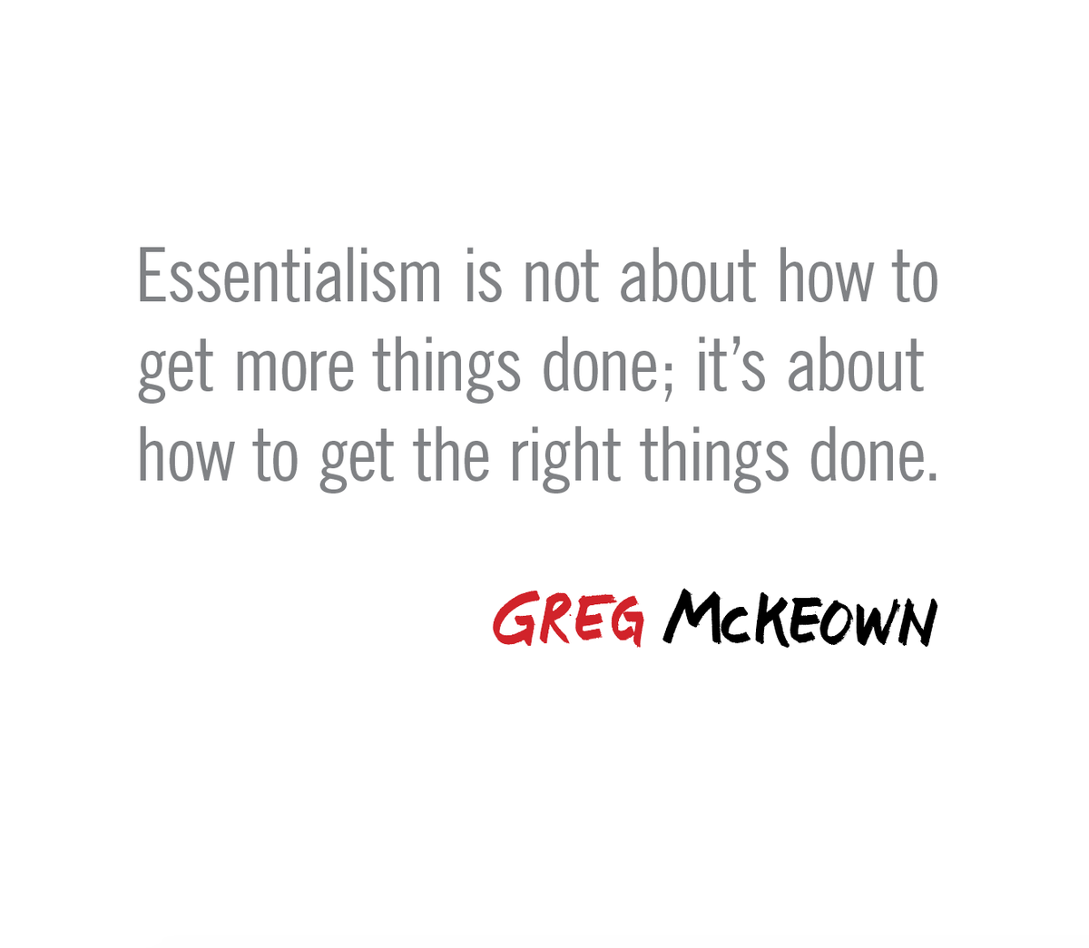 GregoryMcKeown's tweet photo. Be careful about being "productive" all the time. 

We aren't living in a coal mine. It's a diamond mine. 

Only a few things really matter. But they matter a lot. https://t.co/MMepaBaMzG