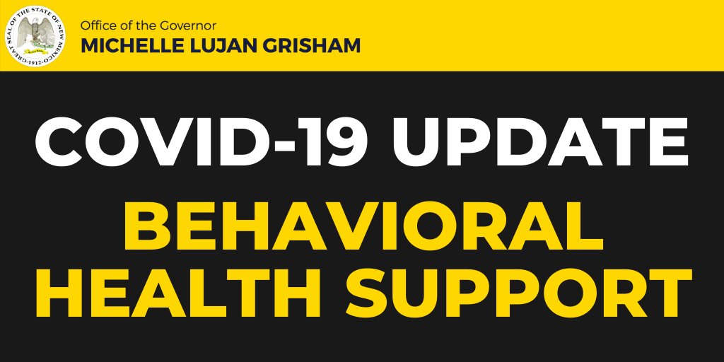 This week we unveiled a new app for behavioral health support, especially important during these straining &amp; socially-distant times in the face of #COVID19.

The NMConnect app provides free 24-hour crisis &amp; non-crisis support &amp; access to behavioral health professionals.