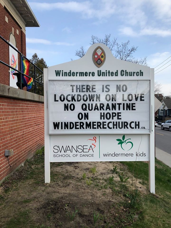 AlexaNGilmour's tweet photo. No lockdown on love. No Quarantine on Hope. A virtual hug from @Wind_UC @UnvirtuousAbbey #UUCan #EasterAtHome https://t.co/Lop7ySmCcV