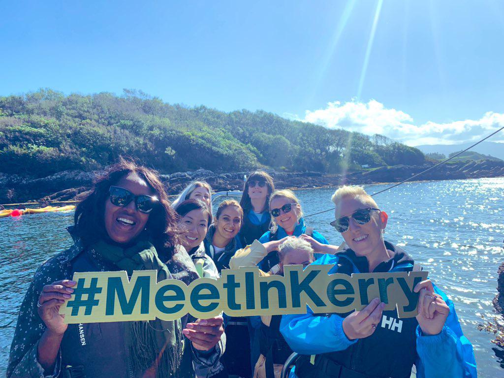 KCBKerry's tweet image. A repeat trip is on the 'must do' list @OranMasterson, when it's safe to welcome you back to the Kingdom! For now, here's a reminder of the awesome #UKEventProfs we shared that wonderful day with 🤗 ☘ #CreatingExperiences #LetsMeetInKerryLater #TourismTogether #BetterTimesAhead