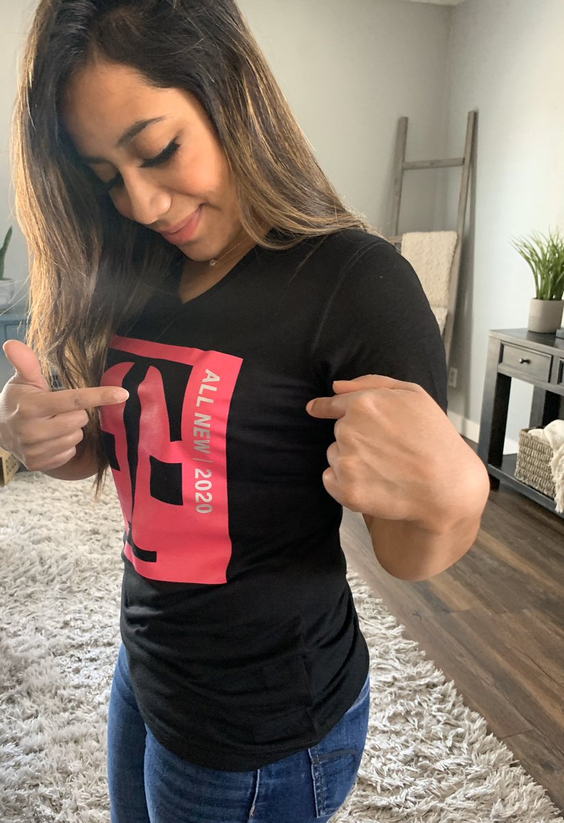 Sneak peak pt 1...Q2 uniforms have arrived! This “ALL NEW 2020” tee has such a comfy feel! #NewTMobile #tmobile #magentagear #inmymagenta @MagentaErika 
ps. My daughter and I had fun shooting these pics 😅🤪