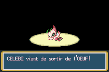 Noopy45's tweet photo. Celebi Shiny au Glitch Grena qui tombe en seulement 1020 resets 😁 J'en avais déjà eu un sur Cristal, mais j'en voulais sur old gen 😜 Et en plus, il est de nature timide, le nature parfaite 😂 https://t.co/k98RK2Xkwc
