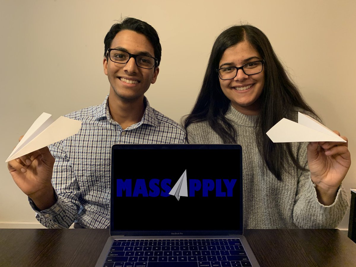 ApexCenterVT's tweet image. #Hokie #startup spotlight! @MassApply, a #VT student-led company with an online dashboard to help students land internships,  is exhibiting #innovation in the face of crisis by featuring remote roles and companies still actively hiring during the epidemic. producthunt.com/posts/massappl…