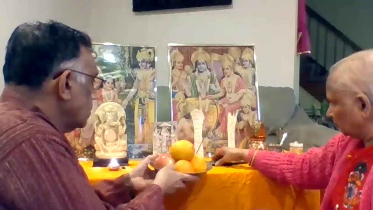 HendricksChapel's tweet photo. CELEBRATE CONNECTIONS🧡This weekend the Hindu Student Association celebrated Rama Navami, the birthday of Lord Rama, on Zoom!
On Rama Navami stories of Lord Rama are read and his idol is worshiped with offerings of sweets and flowers. #BeHomeAtHendricks #SyracuseU https://t.co/otfjhk27JU