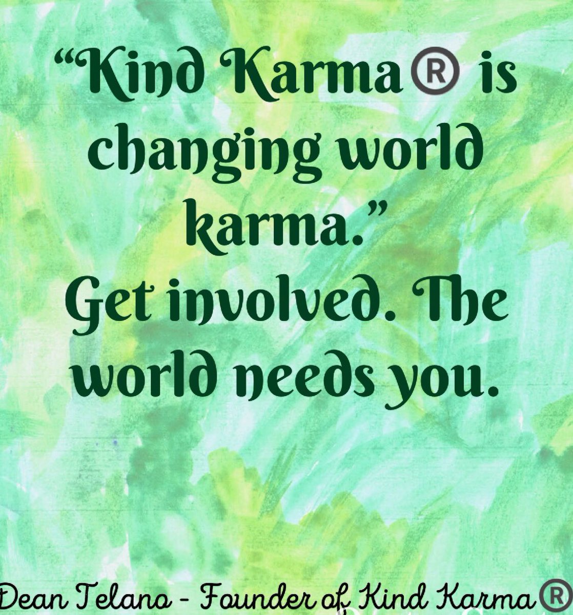 kindkarma_'s tweet photo. https://t.co/NOiOCxY0gU #createkindkarma #deantelano #changetheworld @kindkarmacenter @DeanTelano @NaomiTelano @swissmom59 @lauren_merlino https://t.co/YDfZQ7M1oE