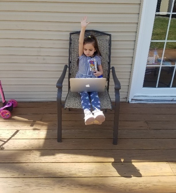 AppleMontSchool's tweet photo. Sunny Skies and story time, what could be better! Where does your child enjoy #storytime? Be sure to leave a photo below!  
🔆😎📚
#distancelearning #montessoriathome #applemontessori #appleadvantage #earlyeducation #montessori #remotelearning #hobokenfamilyalliance https://t.co/CBFyRLWmxX