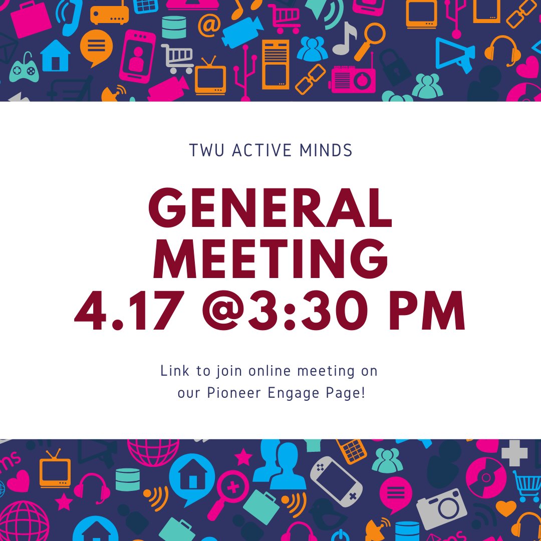 TWUActiveMinds's tweet photo. Meeting alert! Join us ONLINE! Link to join meeting on our Pioneer Engage event page! https://t.co/xUIX5xahbQ