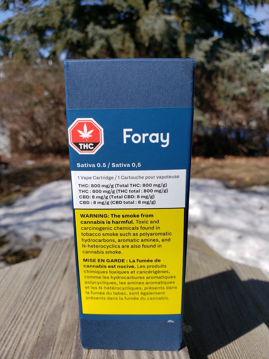 KimosCannabis's tweet image. Pretty excited to tear into this @foraycannabis Sativa 510 cartridge today!! Review should pop up on the channel in a day or two, hoping for lots of good things to say! 🤞 #legalweed #vape #420 #Foray #Auxly