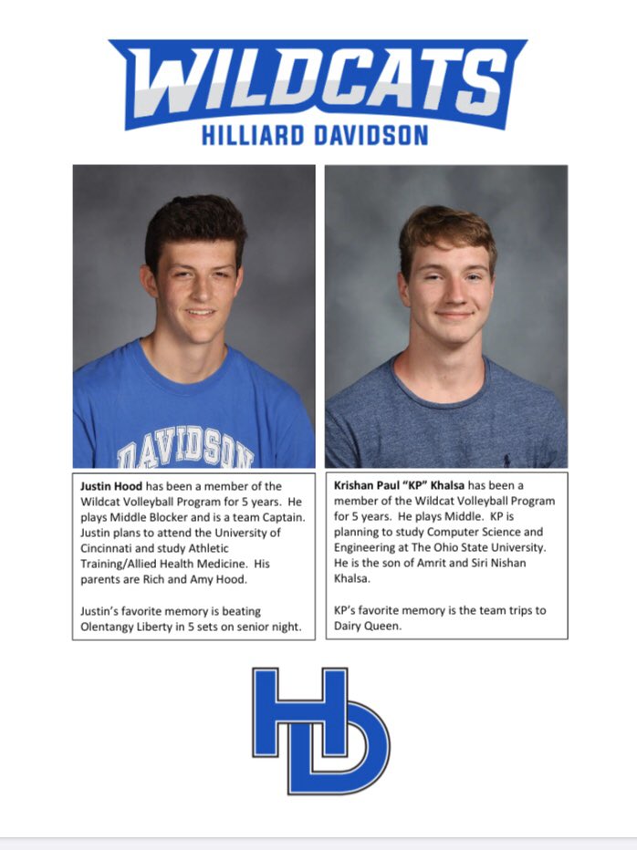 hd_athletics's tweet photo. Today we would like to continue to spotlight our 2020 Senior Spring Athletes. Seniors, we want you to know that you are missed, you are loved and will not be forgotten! #CATS Today we are recognizing @hdvboysvball Seniors! https://t.co/jrB9hflOCI