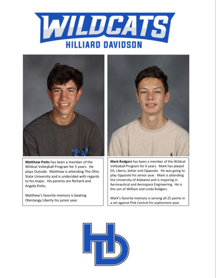 hd_athletics's tweet photo. Today we would like to continue to spotlight our 2020 Senior Spring Athletes. Seniors, we want you to know that you are missed, you are loved and will not be forgotten! #CATS Today we are recognizing @hdvboysvball Seniors! https://t.co/jrB9hflOCI