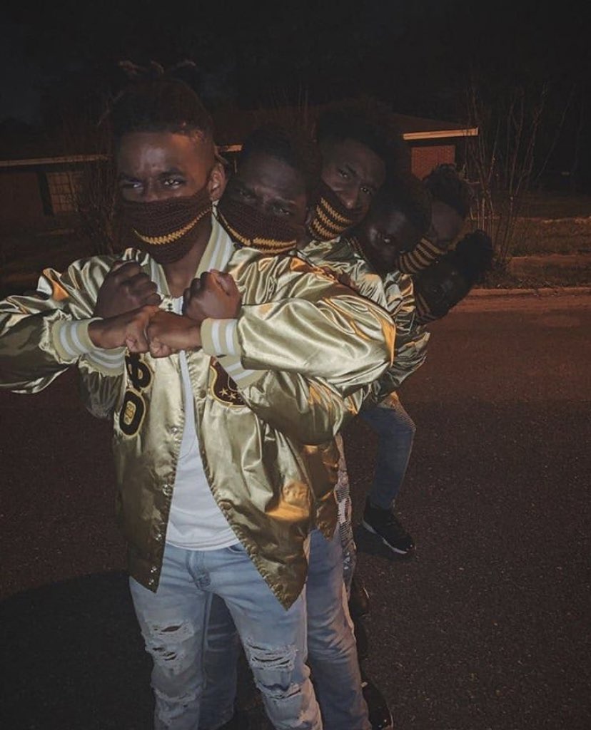 HBCUBuzz's tweet image. Spring 2020 frats got the masks going crazy😷🔥
