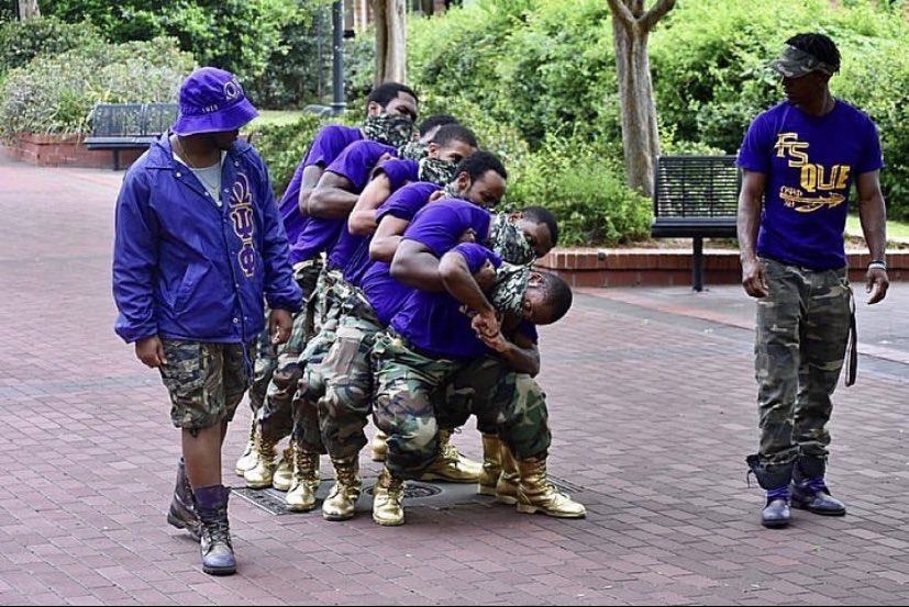 HBCUBuzz's tweet image. Spring 2020 frats got the masks going crazy😷🔥