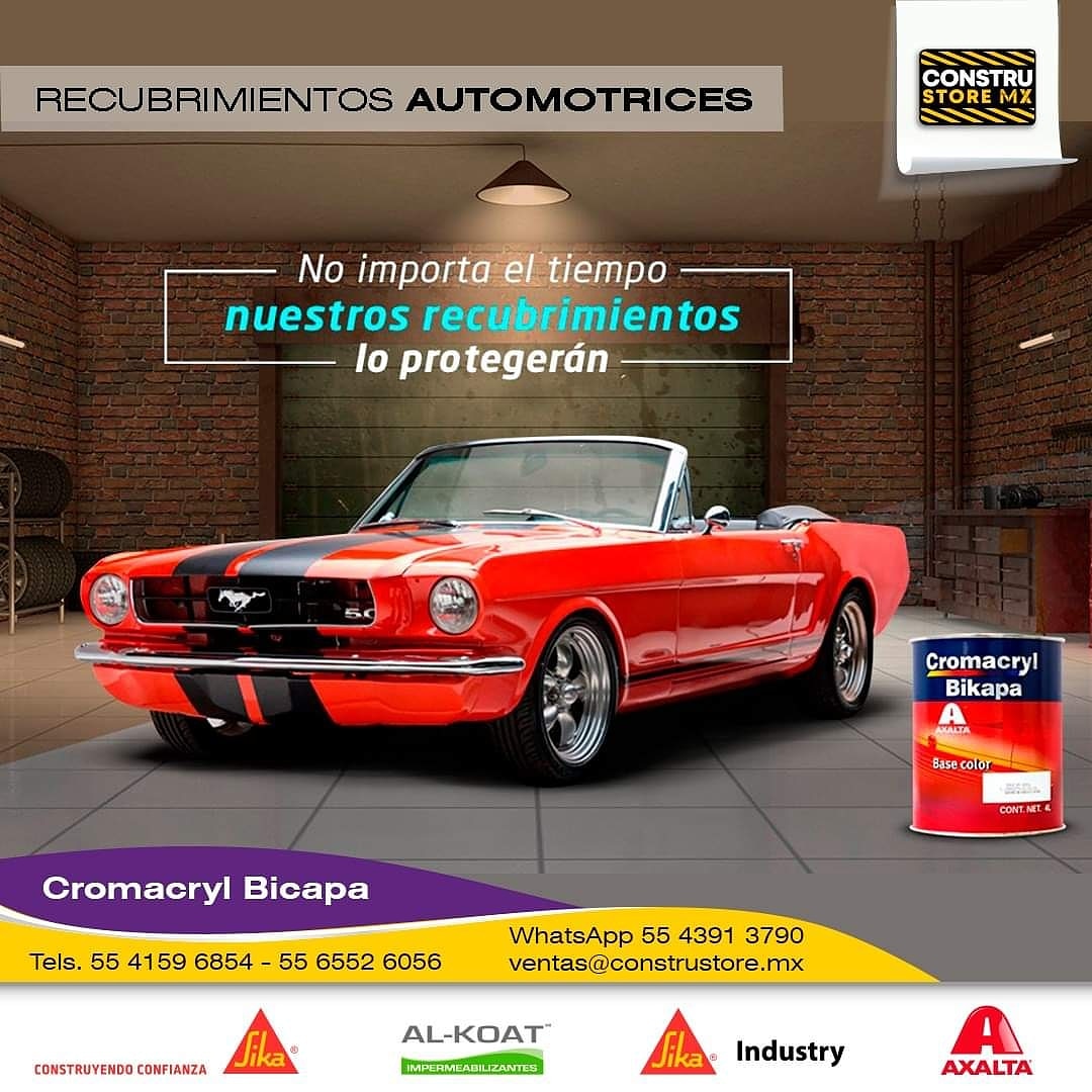 axalta_perif's tweet photo. 𝗡𝗼 𝗶𝗺𝗽𝗼𝗿𝘁𝗮 𝗲𝗹 𝘁𝗶𝗲𝗺𝗽𝗼!, 𝗻𝘂𝗲𝘀𝘁𝗿𝗼𝘀 𝗿𝗲𝗰𝘂𝗯𝗿𝗶𝗺𝗶𝗲𝗻𝘁𝗼𝘀 𝗹𝗼 𝗽𝗿𝗼𝘁𝗲𝗴𝗲𝗿𝗮́𝗻.

#Axalta #Pinturas #TuLoSueñasNosotrosLoPintamos #ConstruStoreMx #AxaltaPeriférico #Cromax #Cromacryl #Imlar #Standox #SpiesHecker https://t.co/2SCzlgtp84