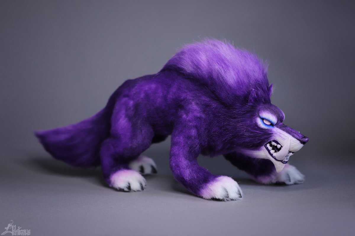 Panteriusa's tweet photo. Another Gara for tier 135$ on Patreon.

Height at the withers : 15 cm (6 inch)
Length: 29cm (11,4  inch) 
Width:  8cm (3,1  inch) 

patreon/panterius
#panterius #Gara #handmade #toy #polymerclay #warcraft #worldofwarcraft #pet #wolf #purple #hunter #hunterpet #werewolf #worgen https://t.co/foxVazIZm6