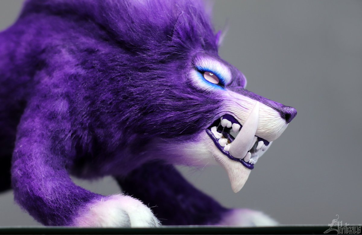 Panteriusa's tweet photo. Another Gara for tier 135$ on Patreon.

Height at the withers : 15 cm (6 inch)
Length: 29cm (11,4  inch) 
Width:  8cm (3,1  inch) 

patreon/panterius
#panterius #Gara #handmade #toy #polymerclay #warcraft #worldofwarcraft #pet #wolf #purple #hunter #hunterpet #werewolf #worgen https://t.co/E2WKtwGeUu