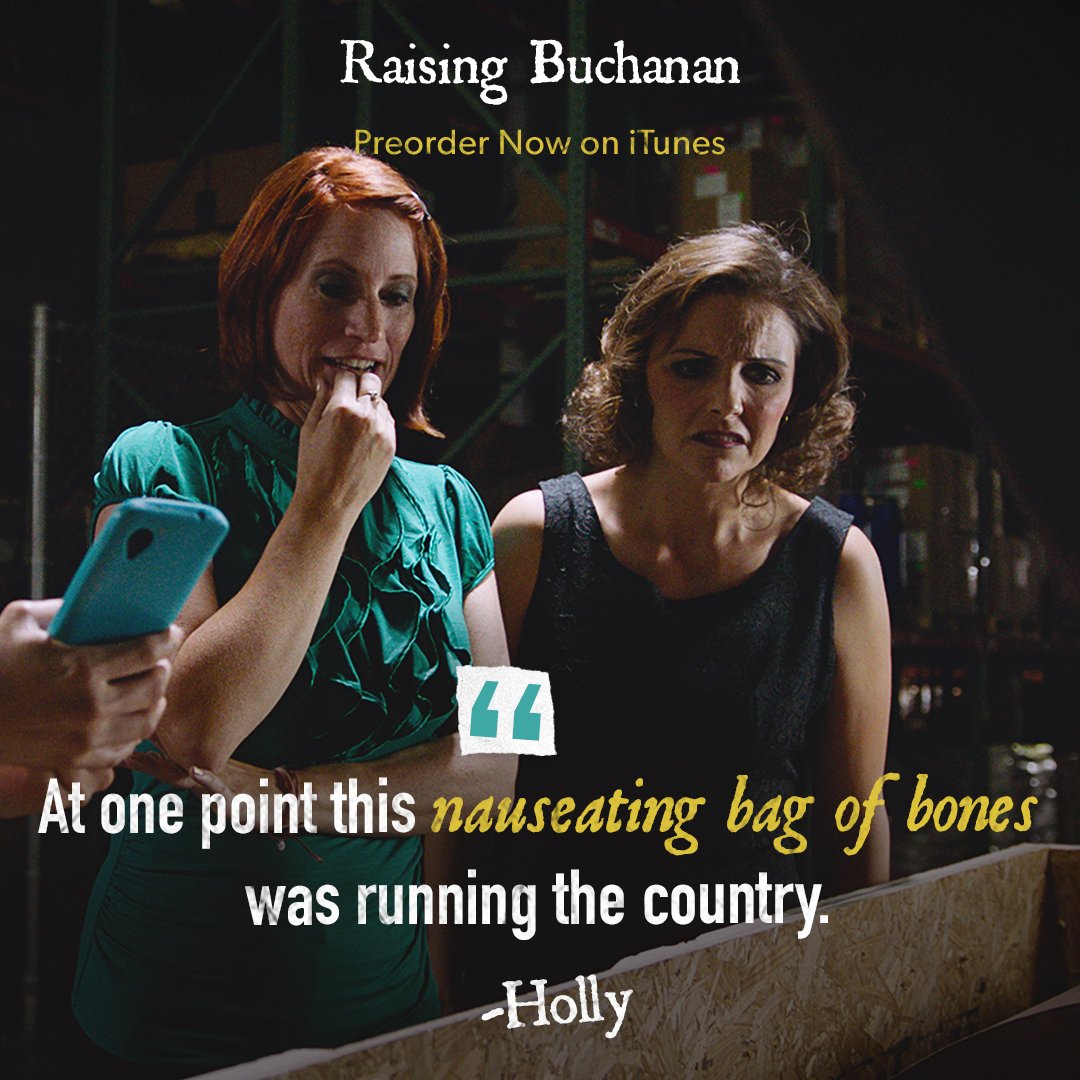 RaisingBuchanan's tweet photo. Finally, the moment we’ve been waiting for. Raising Buchanan - now available to preorder on iTunes! https://t.co/CYWUMRJRC1
#raisingbuchanan #aimlesswomanrecklessplanworthlesspresident
#worthlesspresident
#gravitasventures #iTunes #preorderoniTunes
#comingsoon #teasertrailer https://t.co/tJo0rQY8cv