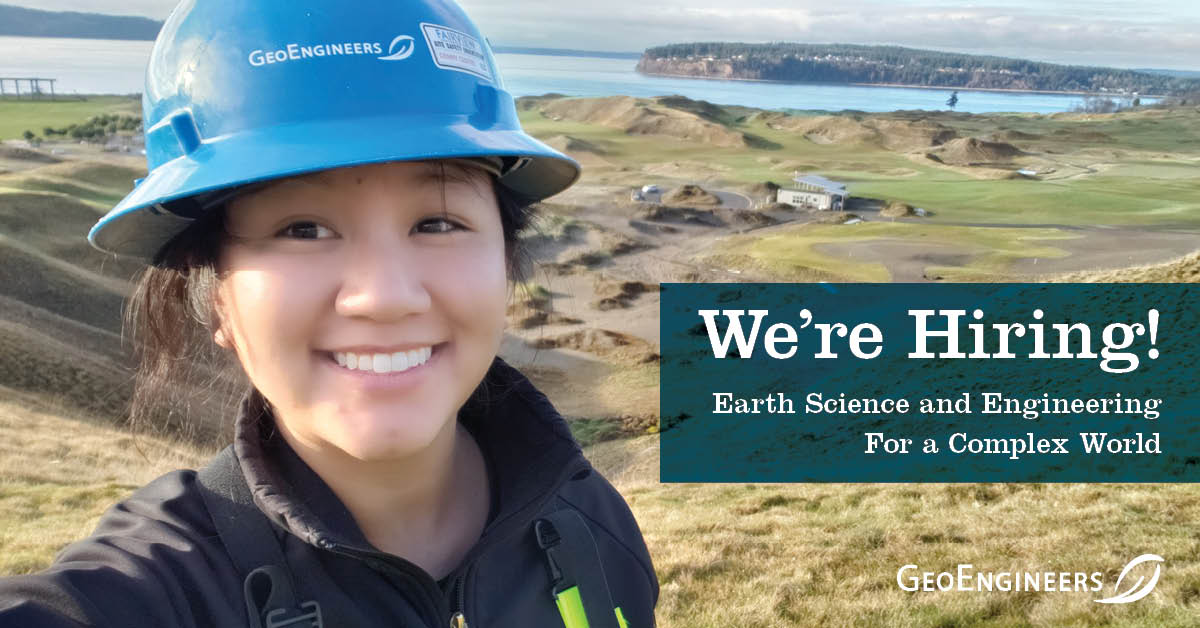 GeoEngineersInc's tweet photo. Now, more than ever, we know that it’s our brilliant, resilient and collaborative people who make our work a success. Our work is essential during this unusual time, so we’re still hiring! Hit the link to see and apply for open positions.

https://t.co/W3b4xtFsXh https://t.co/atzRbfJc4p