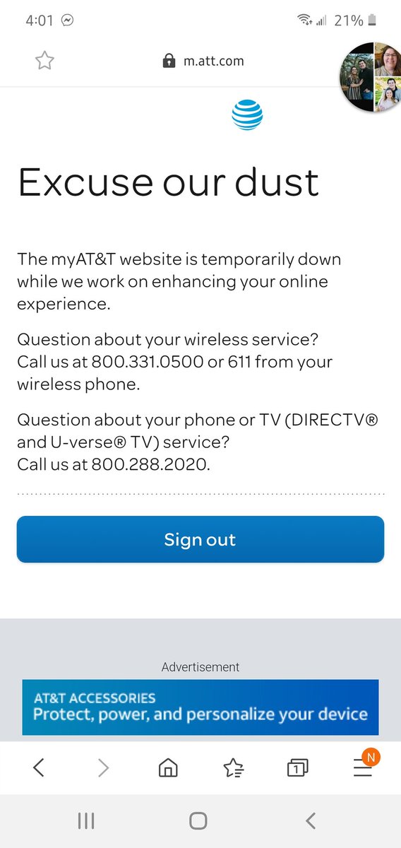 JRowl2612's tweet photo. @ATTHelp My point is being reinforced every single time I try and access my account. https://t.co/UR3bOL65je