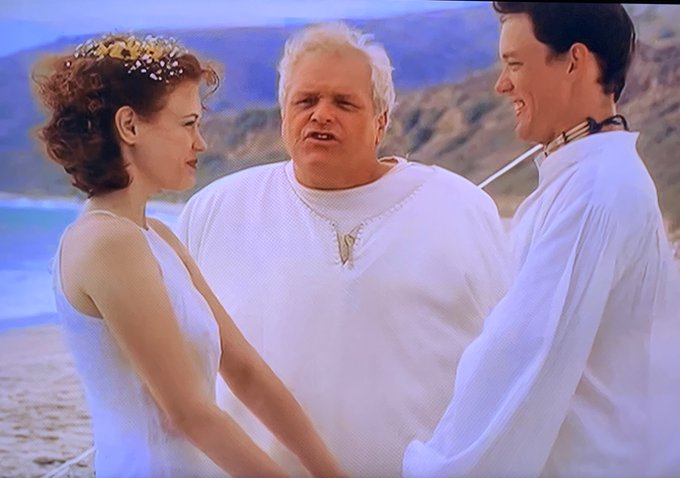 RIP Brian Dennehy. We starred together in &ldquo;Dish Dogs&rdquo;. He married me and @MatthewLillard. He was a legend<a href="/tag/deeper"class="tags"><span>#deeper</span></a>