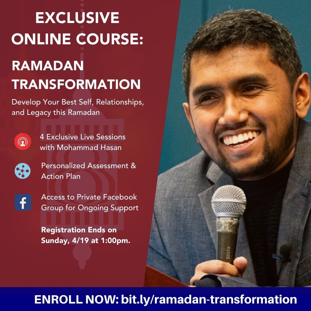 OTInstitute's tweet image. We are excited to announce an exclusive and interactive online course to make this Ramadan one of the best Ramadan’s of your life! 

Sign up for this course here: bit.ly/ramadan-transf…

#ramadan2020 #ramadan