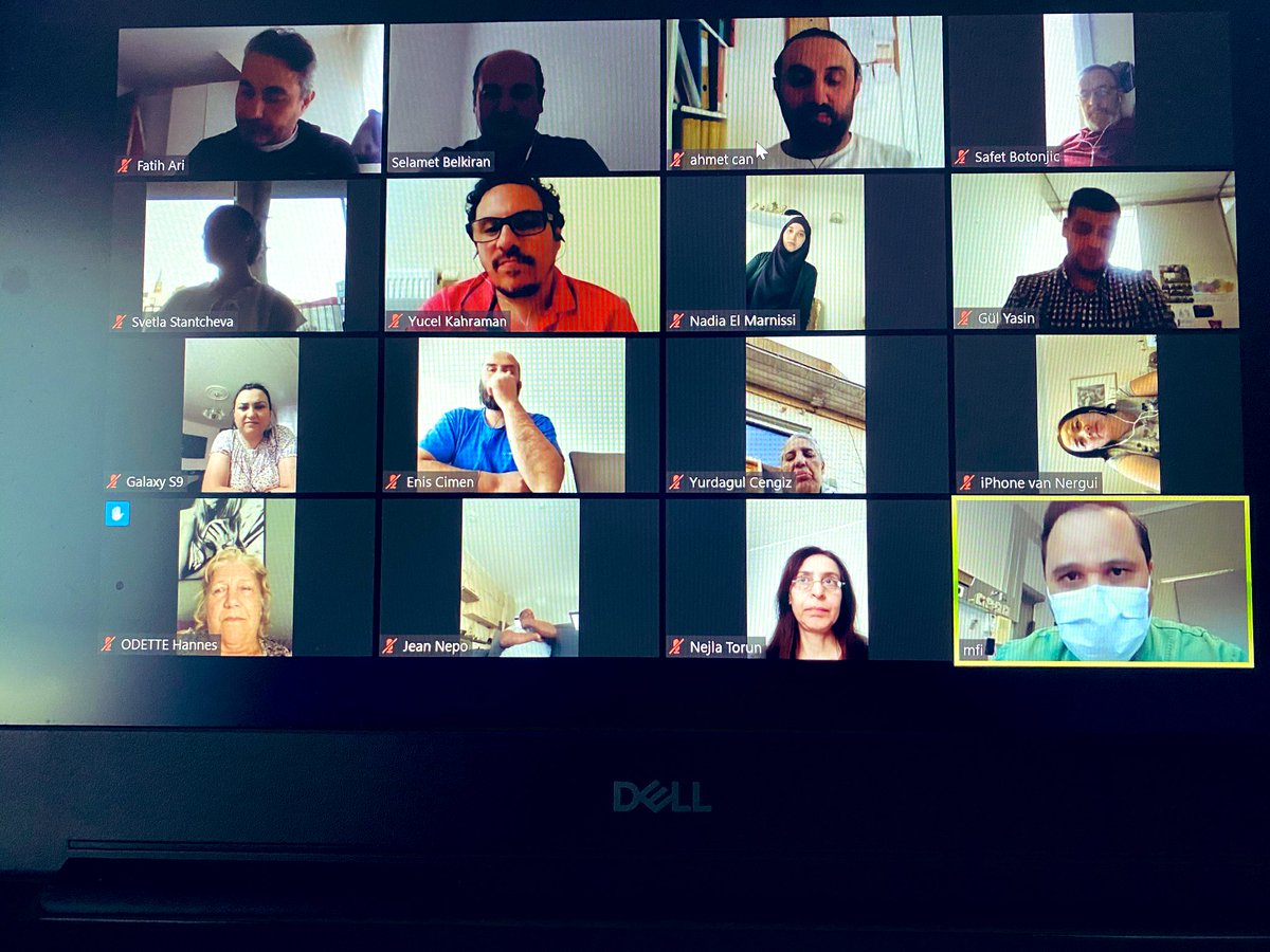 SelametBelkiran's tweet image. Digitaal vergaderen met onze lid verenigingen. Het was een mooie experiment. Zal in de toekomst meer en meer toegepast worden. #bindus #scw #vergaderen #corona @bindus_vzw