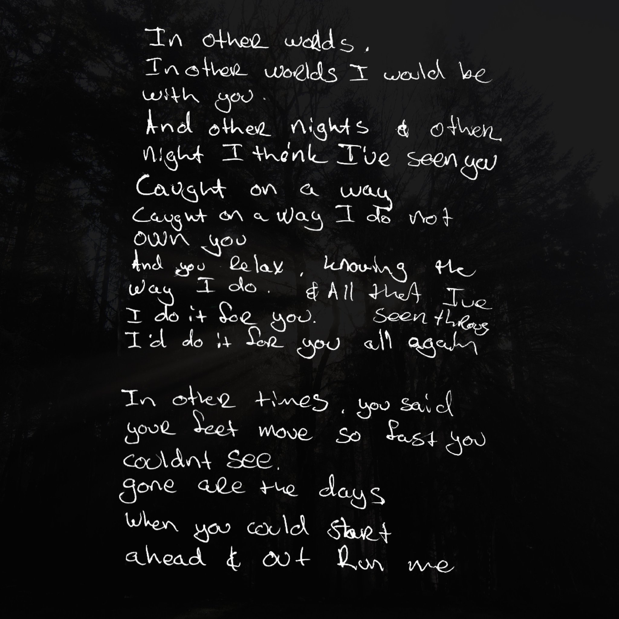 Nathaniel Rateliff Mavis Handwritten Lyrics From Anditsstillalright T Co Dlph1plcxr