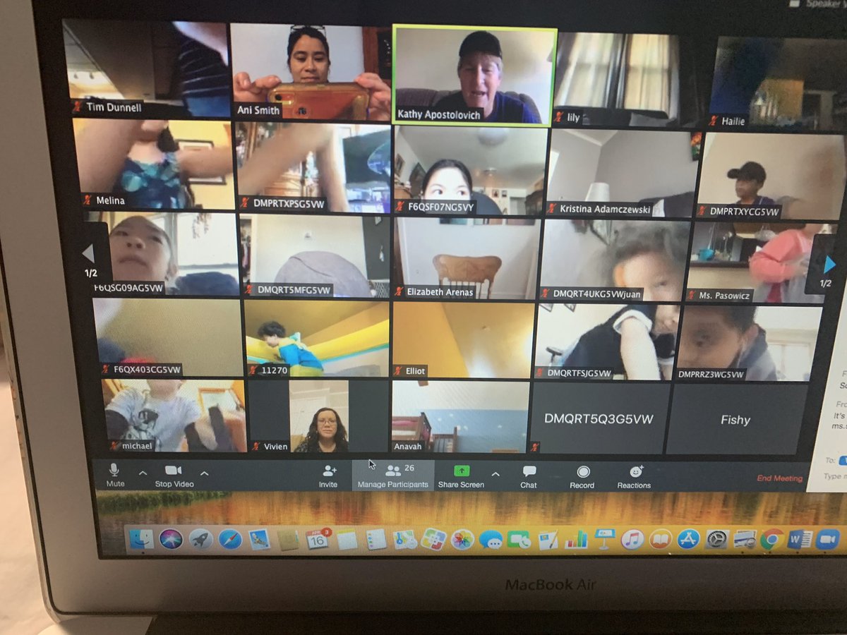 A huge THANK YOU to <a href="/KApostolovich/">Kathy Apostolovich</a> for running the virtual scavenger hunt/PE class today. What a great way to hunt and then exercise! Also TY for joining us <a href="/MissAlovesESL/">Kristina A.</a> <a href="/msjodip/">Miss Pasowicz</a> <a href="/earenasbsd100/">Elizabeth Arenas</a> <a href="/bisonaya_vivien/">Vivien Bisonaya</a> #d100inspires #komenskymatters #ilschoolsstepup <a href="/timdunnell/">Tim Dunnell</a>