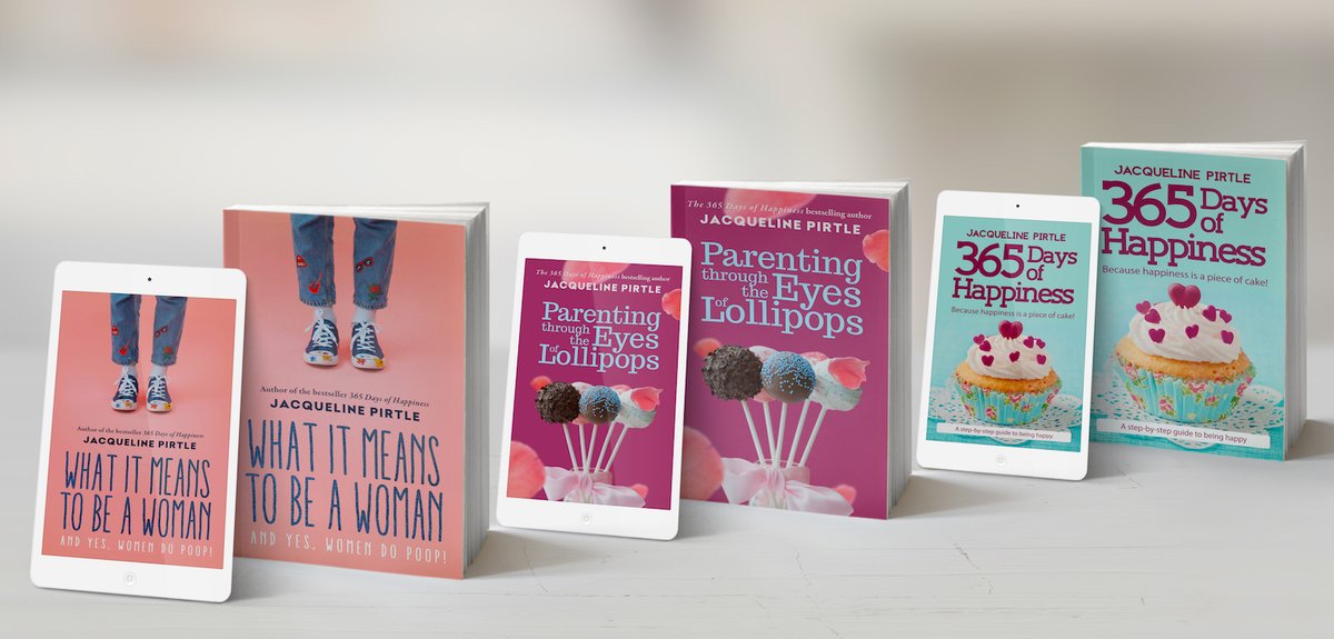 Check out my bestsellers 365 Days of Happiness and Parenting Through the Eyes of Lollipops––and my brand-new book What it Means to BE a Woman. Enjoy! amazon.com/kindle-dbs/ent…
