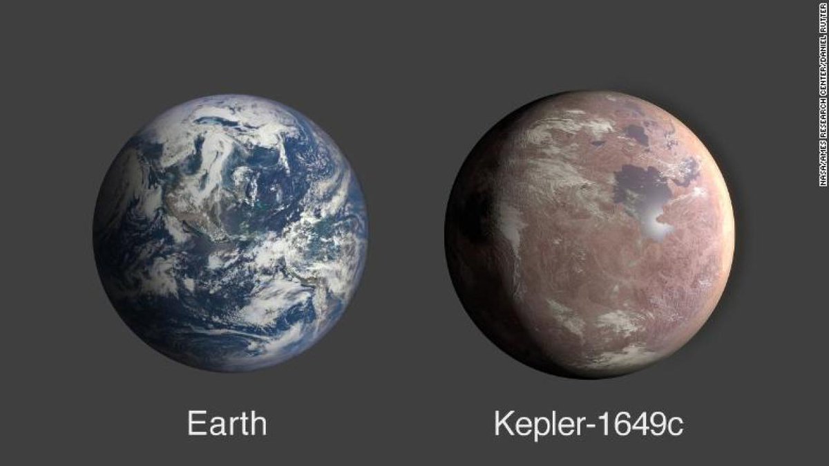 Mediavenir's tweet photo. 🌍 Science : La #Nasa, grâce à son télescope #Kepler, a découvert cette semaine une exoplanète comparable à la Terre nommée Kepler-1649c. Cette planète pourrait receler des traces de vie selon les scientifiques. (NASA) https://t.co/mbEuigUwYH