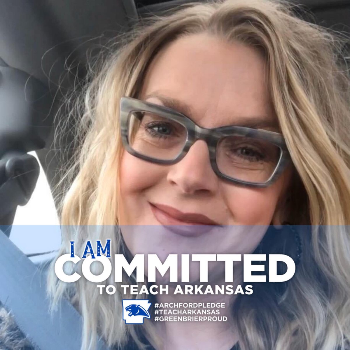 It is educator commitment week!  Mrs. Harrod is celebrating her pledge to educate! 

#TeachArkansas 
#ArchFordPledge